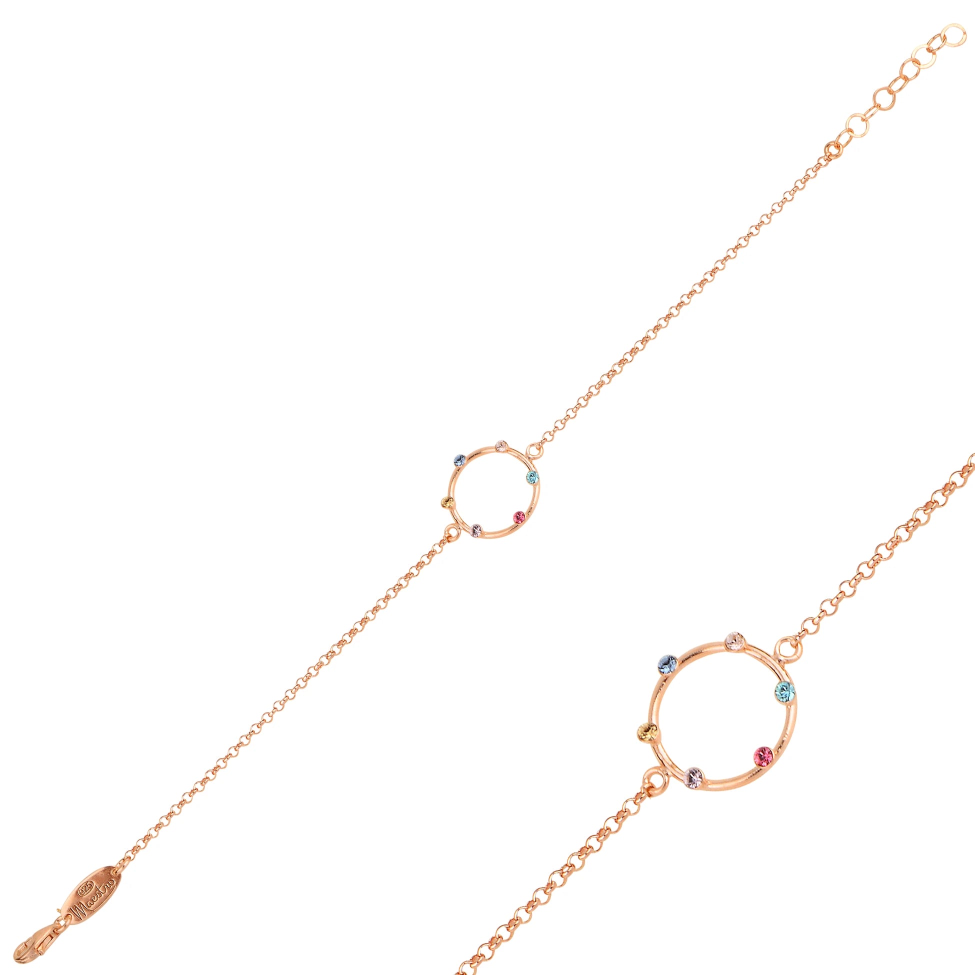 Elegant Eternity Bracelet - Vesta Full Circle Continuous Design