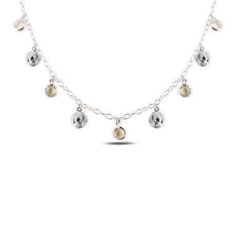 Vintage-Inspired Pendant Necklace - Penny Dizi Sparkling Design
