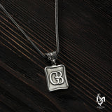 Collana da uomo in argento sterling - Ciondolo personalizzato