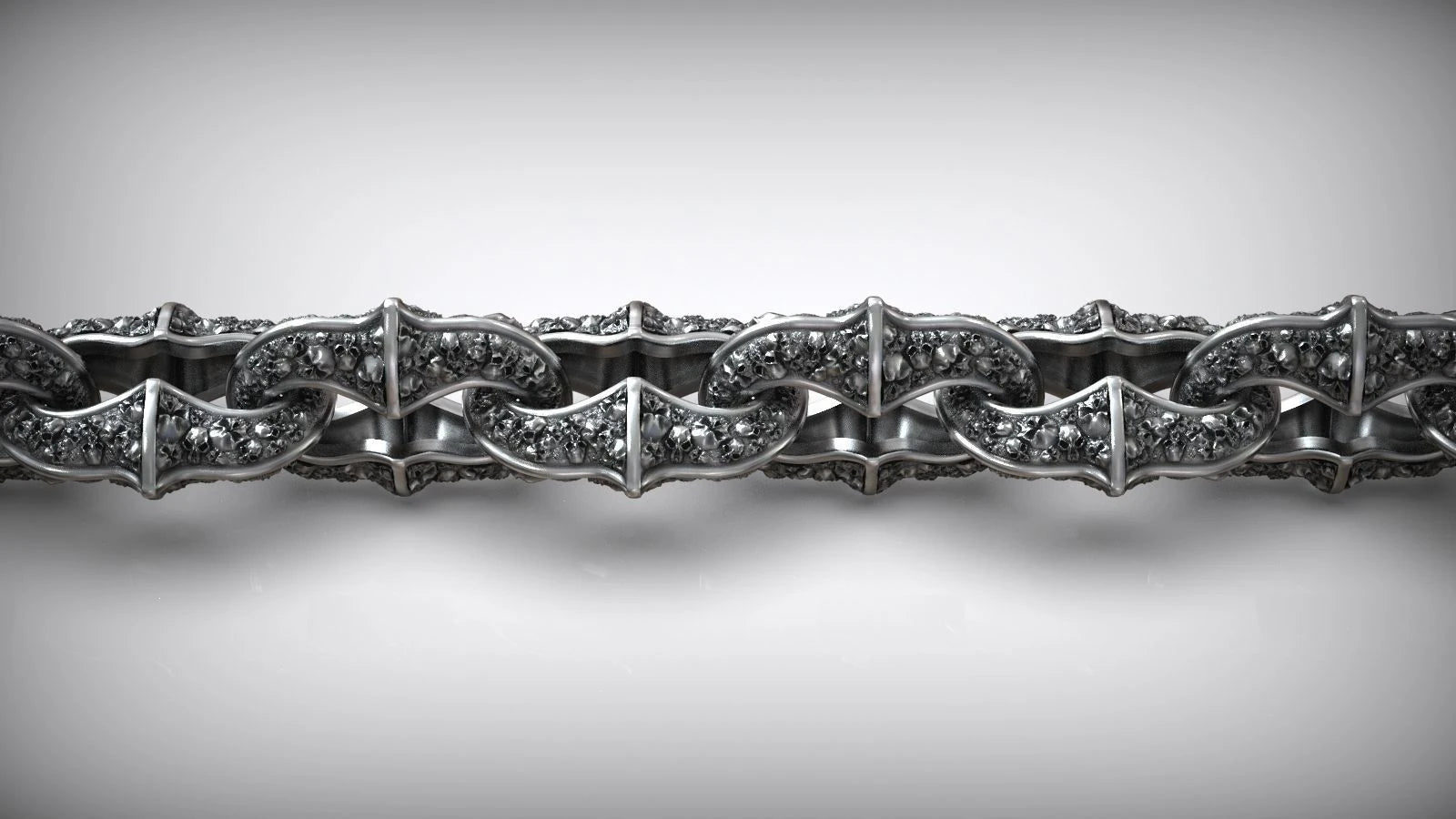 Elegant Interlocking Chain Bracelet