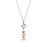 Double Dangling Pendant Necklace - Elegant & Versatile