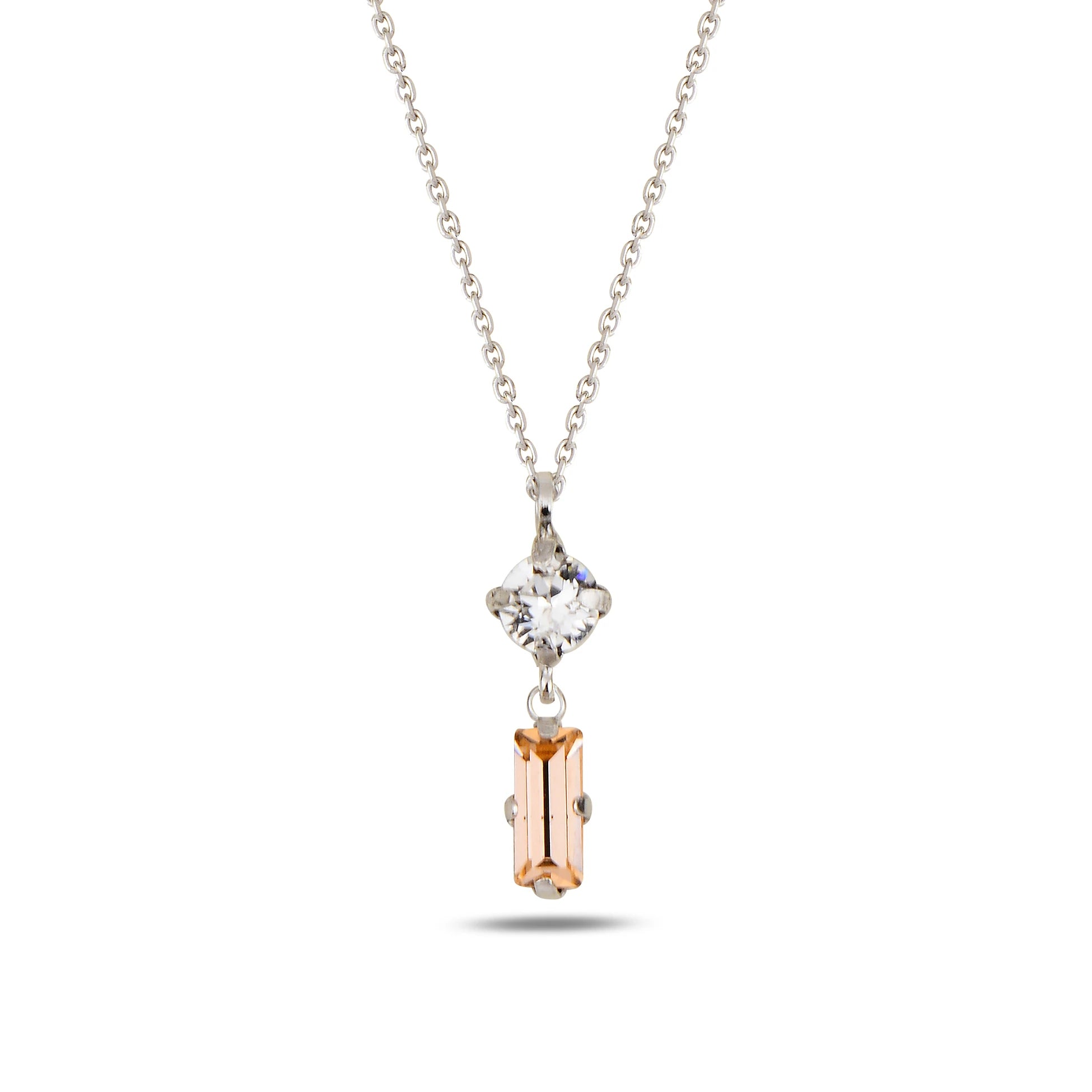 Double Dangling Pendant Necklace - Elegant & Versatile