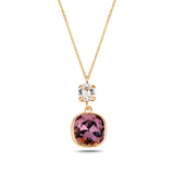Collier pendentif fleur d'iris délicate - Féminin et chic