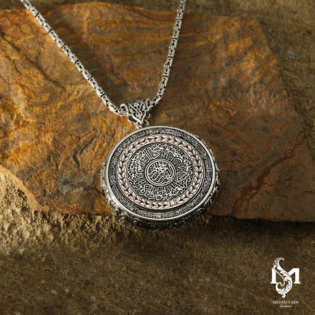 Men's Tree of Life Medallion Pendant - Symbolic Heritage Style
