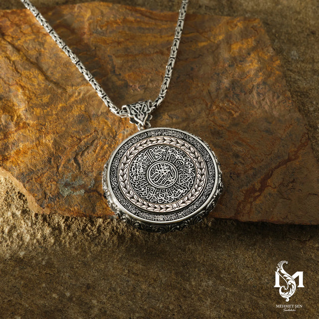 Men's Tree of Life Medallion Pendant - Symbolic Heritage Style