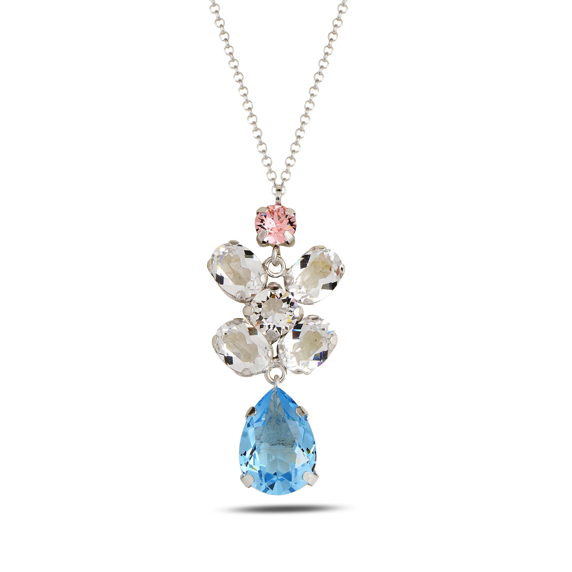 Radiant Chandelier Pendant Necklace - Voluminous Statement Piece