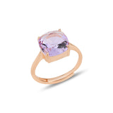 Bague féminine à pierres multiples - Design palette naturelle romantique