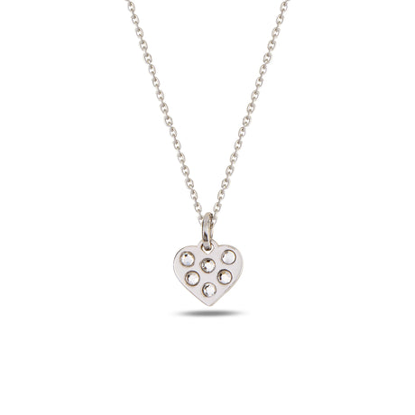 Mini Heart Motif Necklace - Delicate & Charming
