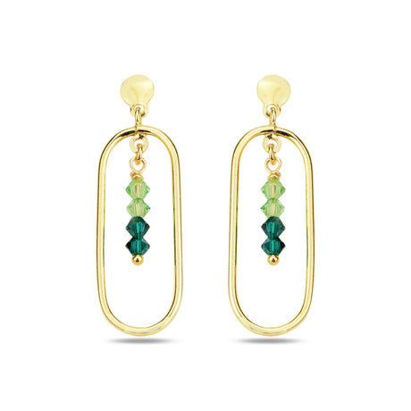 Exquisite Pearl Oval Earrings - Sophisticated Italian Craftsmanship