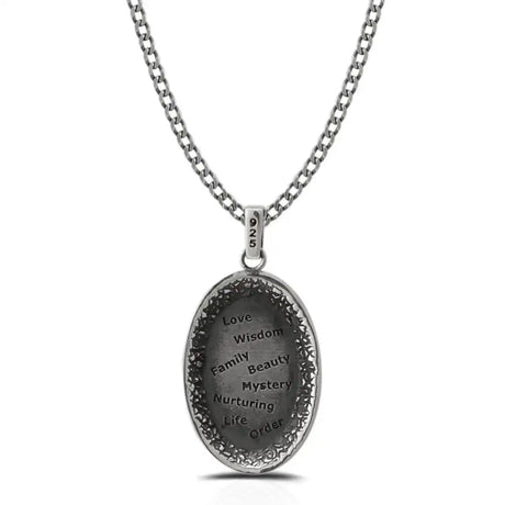 Sterling Silver Nymph Necklace - Ethereal Goddess Pendant