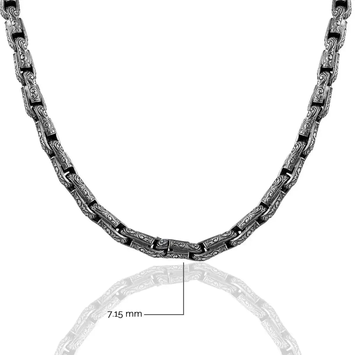 Sterling Silver Ingrid Chain Necklace - Modern Elegance
