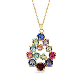Sterling Silver Chandelier Necklace - Salacia Ocean Spirit Design