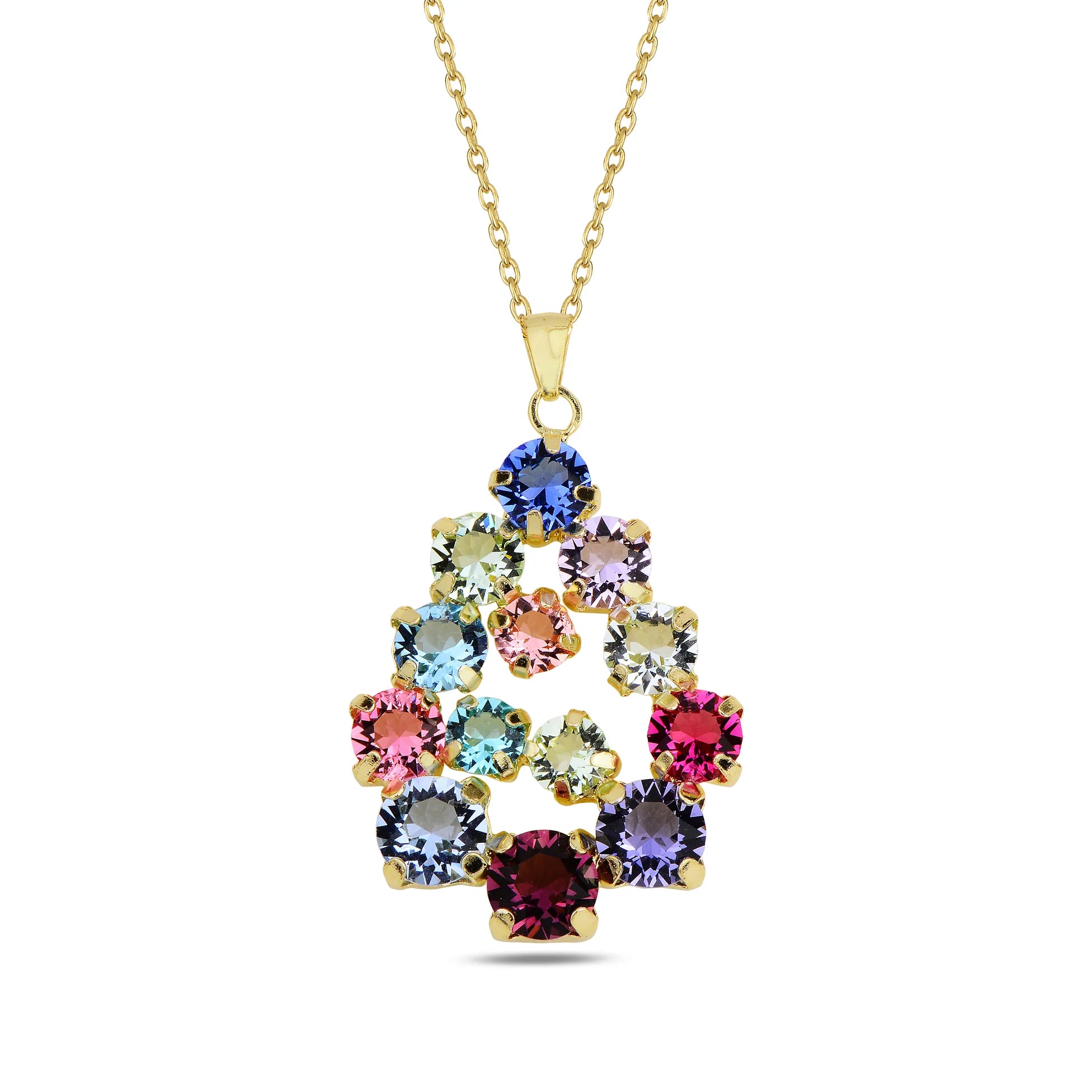 Sterling Silver Chandelier Necklace - Salacia Ocean Spirit Design