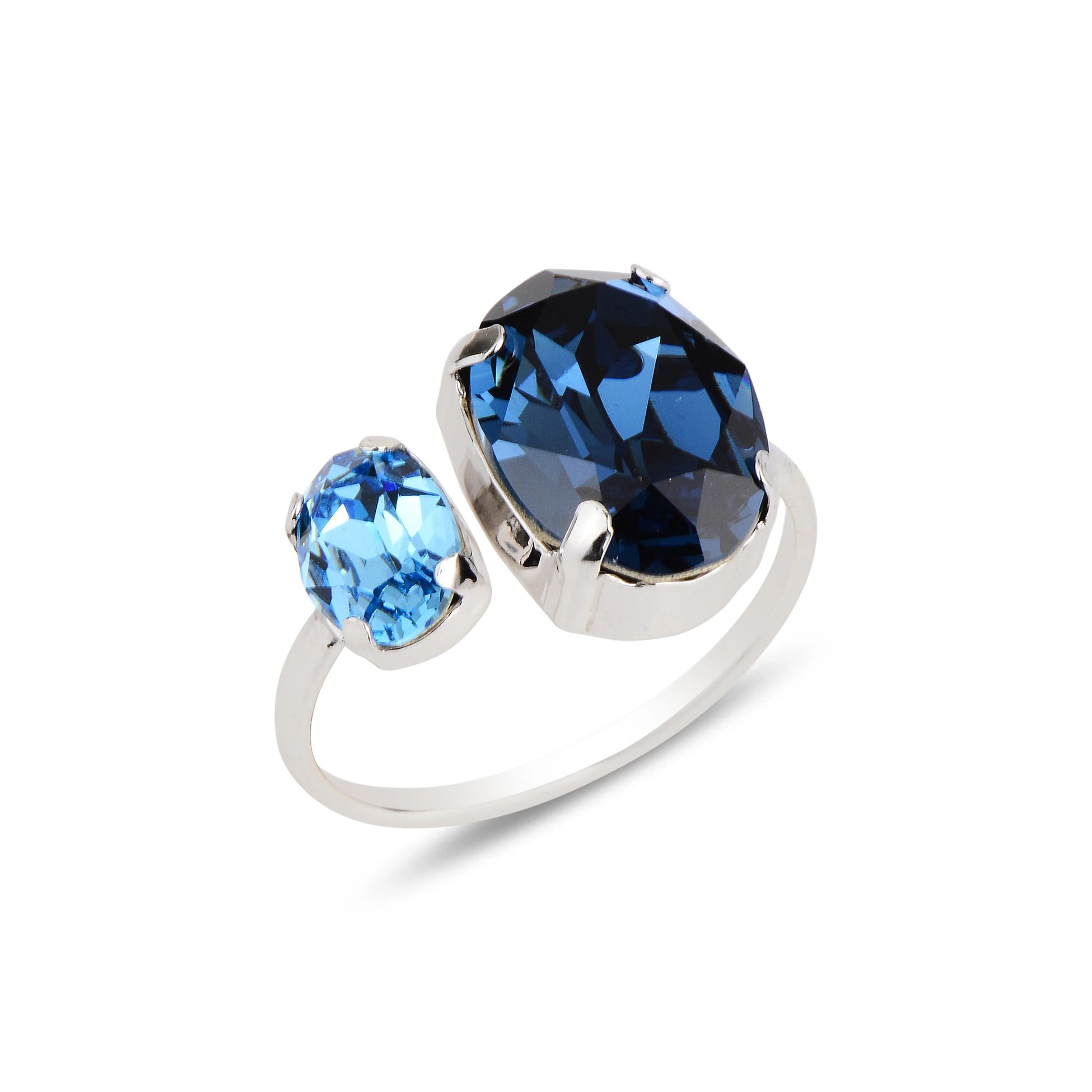 Rounded Elegance Open Ring - Contemporary & Versatile Design