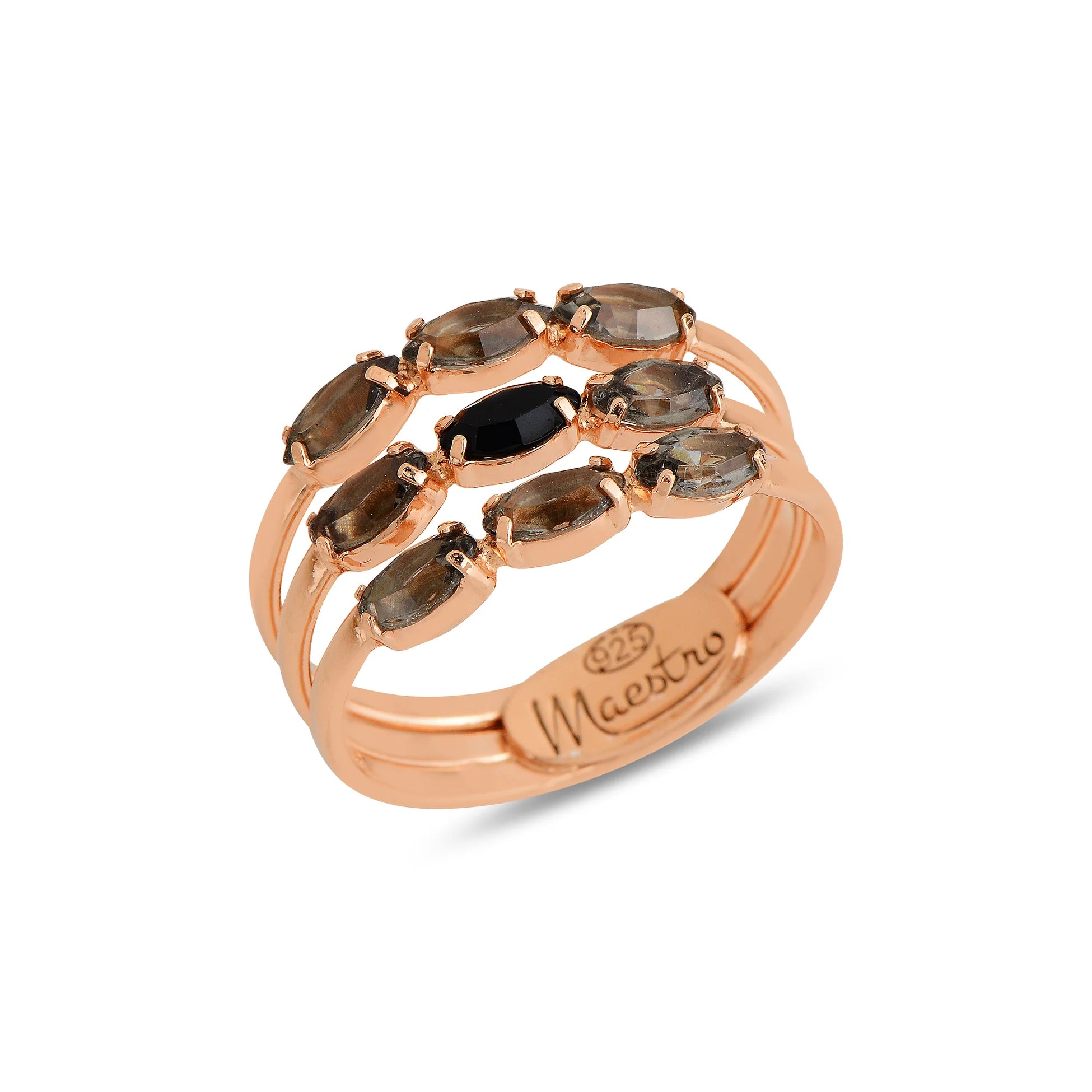 Elegant Statement Ring - Ocean-Inspired Neptune Design