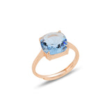 Bague féminine à pierres multiples - Design palette naturelle romantique