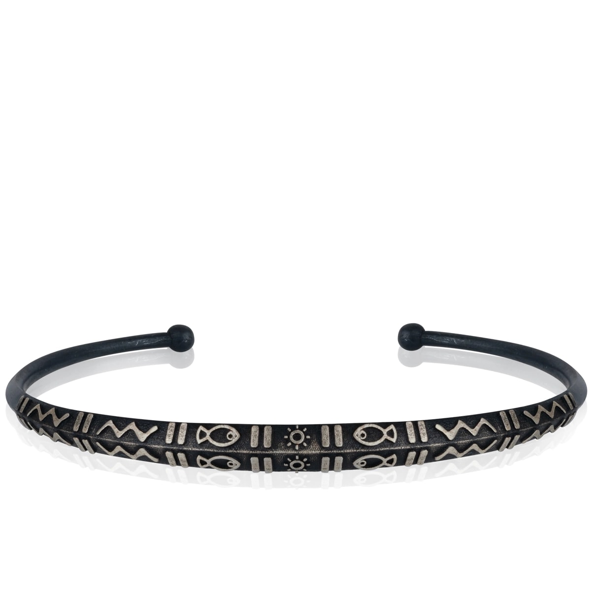 Sterling Silver Wave Bracelet - Graceful Fluid Design