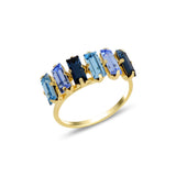 Elegant Baguette Ring - Minimalist Design for Everyday Sparkle