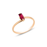 Minimalist Sparkling Stone Ring - Everyday Elegance