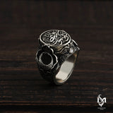 Sterling Silver Men's Ring - Declaration of Faith & Wisdom