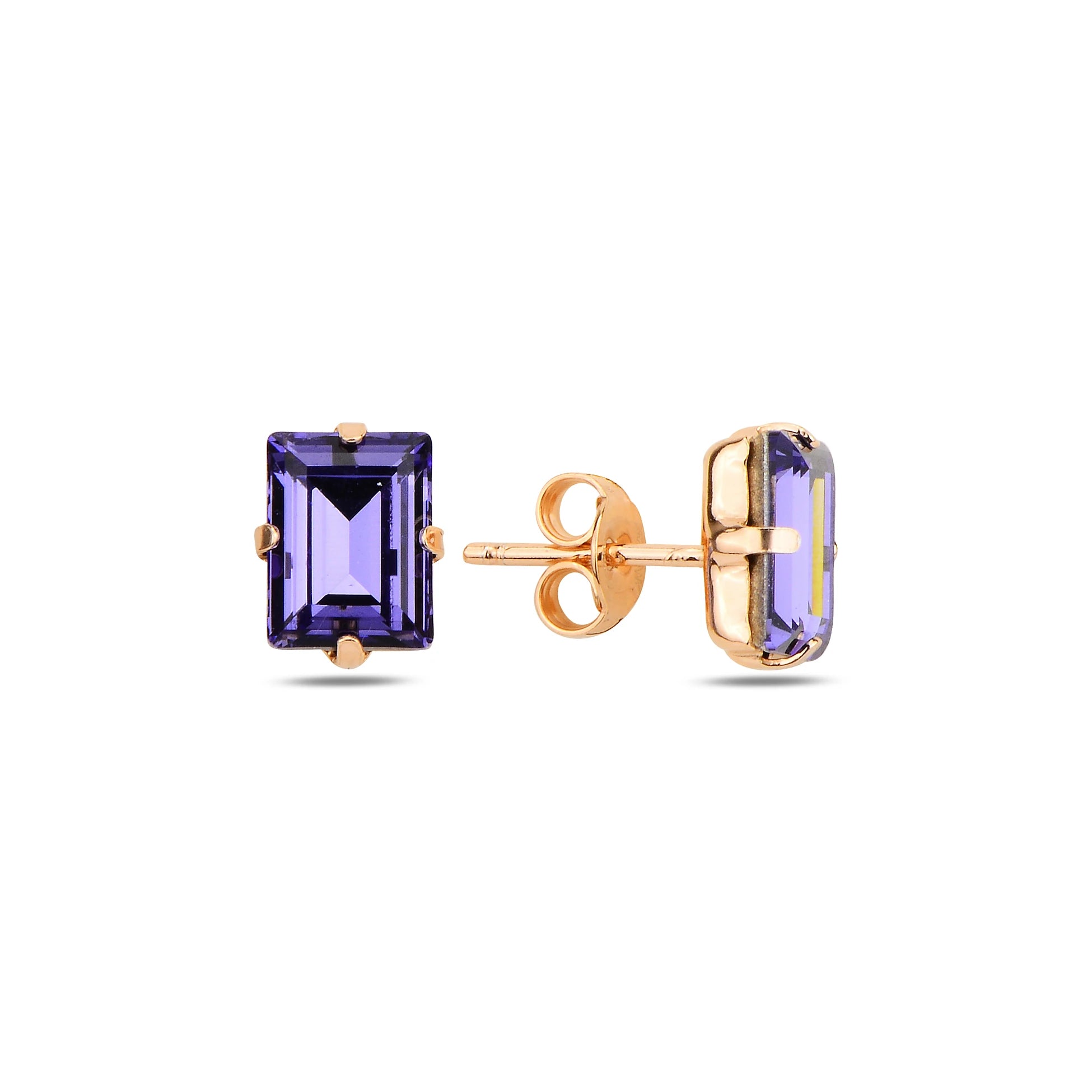 Pendientes Elegantes de Baguette - Diseño Minimalista con Brillo Luminoso