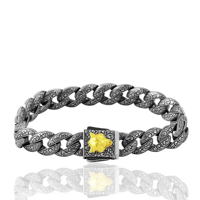 18K Gold Plated Silver Freya Bracelet - Modern Elegance