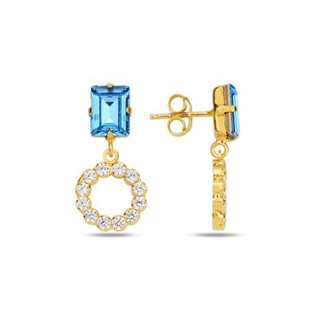 Sanremo Inspired Hoop Earrings - Summer's Embrace Design