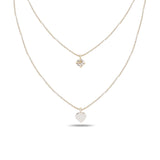 Náhrdelník ze stříbra 925 srdce - minimalistický rámeček se Swarovski