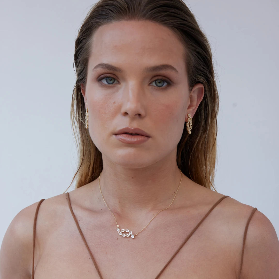 Elegant Earrings - Salacia Ocean-Inspired Fluid Design