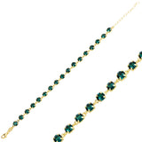 Dazzling Swarovski Crystal Eternity Bracelet - 925 Sterling Silver