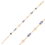 Sterling Silver Marquise Swarovski Crystal Bracelet - Signature Style