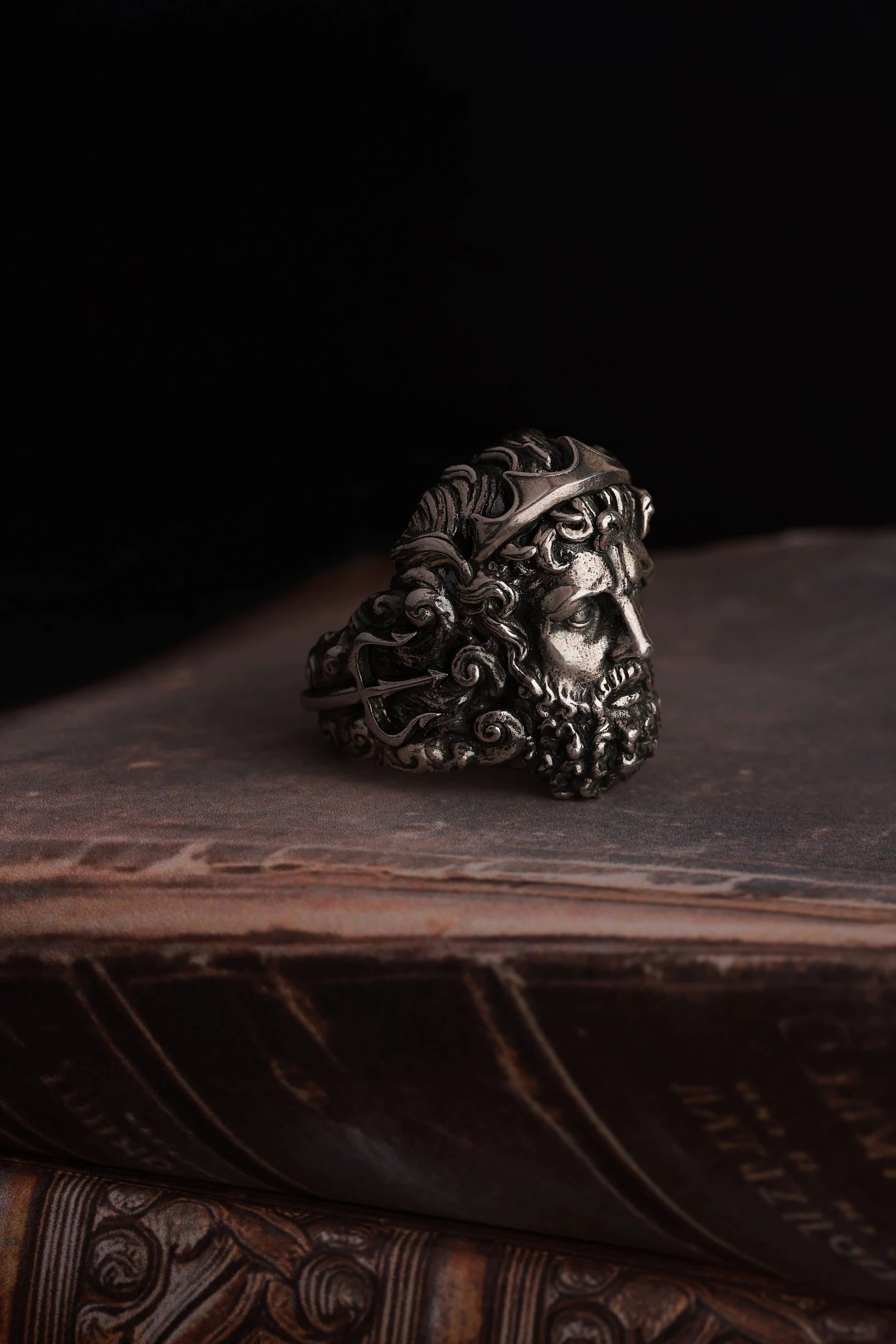 Premium Handcrafted Poseidon Design Ring