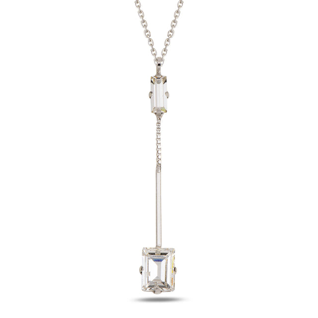 Elegant Minimalist Long Chain Necklace - Shimmering Design