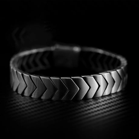 Sterling Silver V-Bar Bracelet - Chic Everyday Minimalist Design