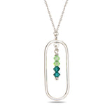 Lustrous Oval Pearl Necklace - Elegant Pendant Style