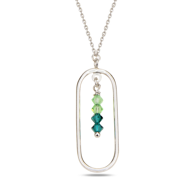 Lustrous Oval Pearl Necklace - Elegant Pendant Style
