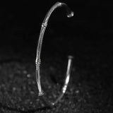 Sterling Silver Viking Bracelet - Norse Heritage Design