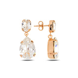 Elegant Teardrop Drop Earrings - Timeless Classic Design