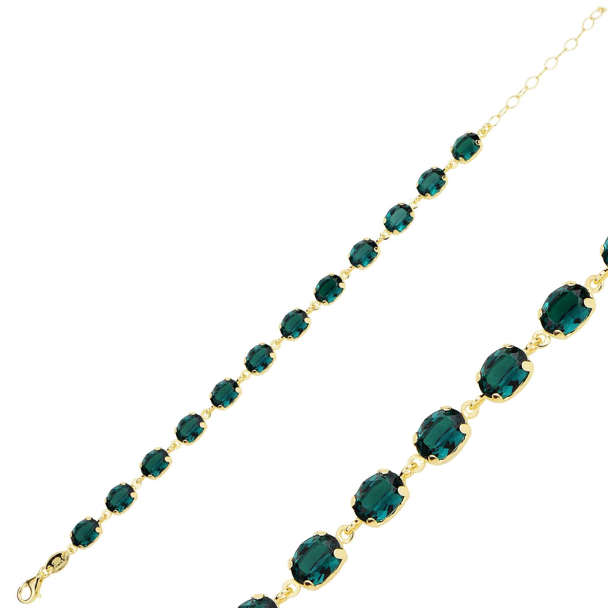 Full Circle Bracelet - Rounded Elegance Sparkle