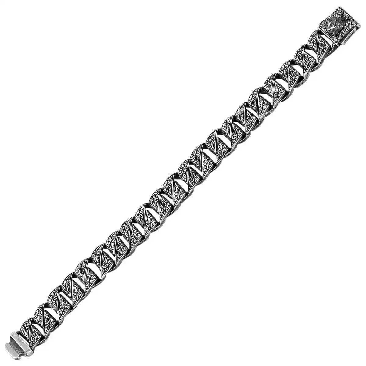 Sterling Silver Ragnar Bracelet - Viking Inspired Design