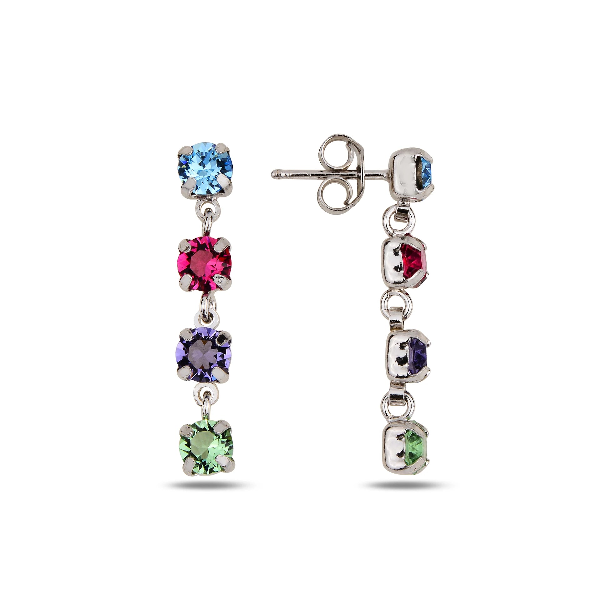 Sparkling Crystal Earrings - Elegant Splendor Design