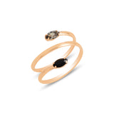 Elegant Double Band Ring - Sophisticated Neptune-Inspired Style