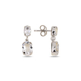 Exquisite Rounded Duo Earrings - Contemporary Elegance & Style
