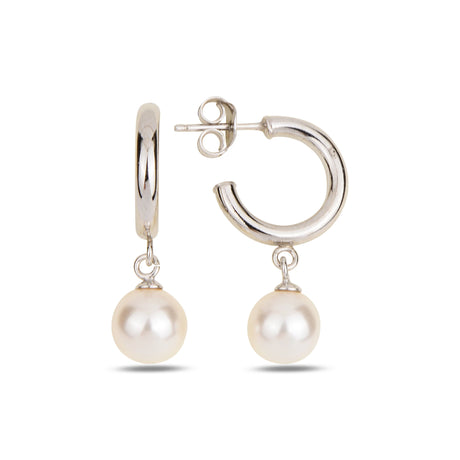 Lustrous Polished Hoop Earrings - Timeless Classic Everyday Style