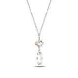 Double Dangling Pendant Necklace - Elegant & Versatile