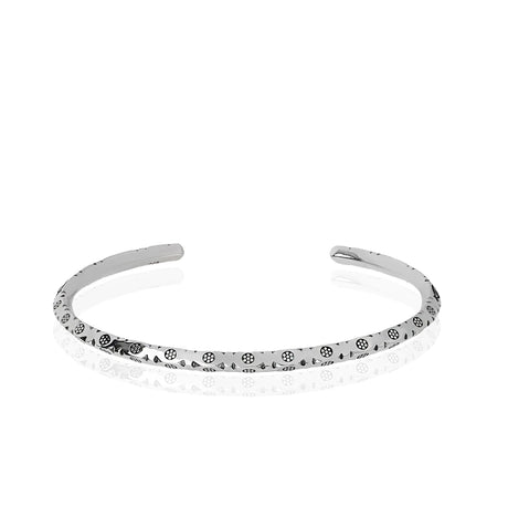 Sterling Silver Viking Bracelet - Heill Norse Inspired Design