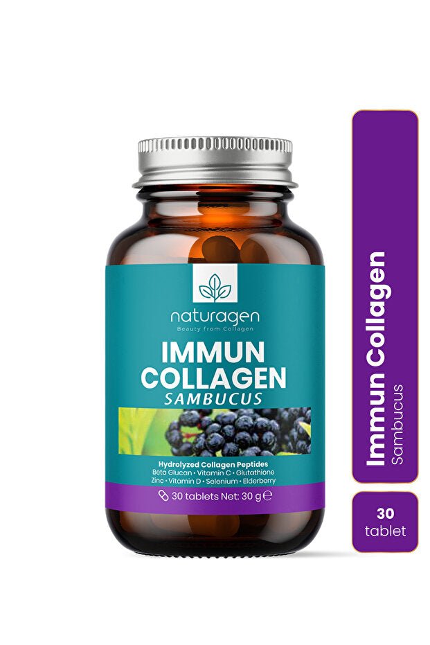 Immun Collagen Sambucus Tablets - 30 Tablets for Immune Support - TryAladdin