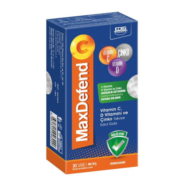 Immunity Support Vitamin C, D3 & Zinc Soluble Powder - TryAladdin