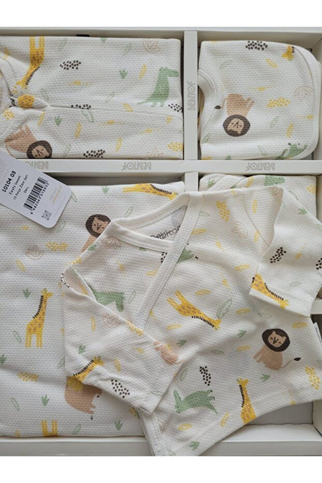 Incibaby Premium Baby Boy Giraffe Newborn Take - Home Set - 10 - Piece - TryAladdin