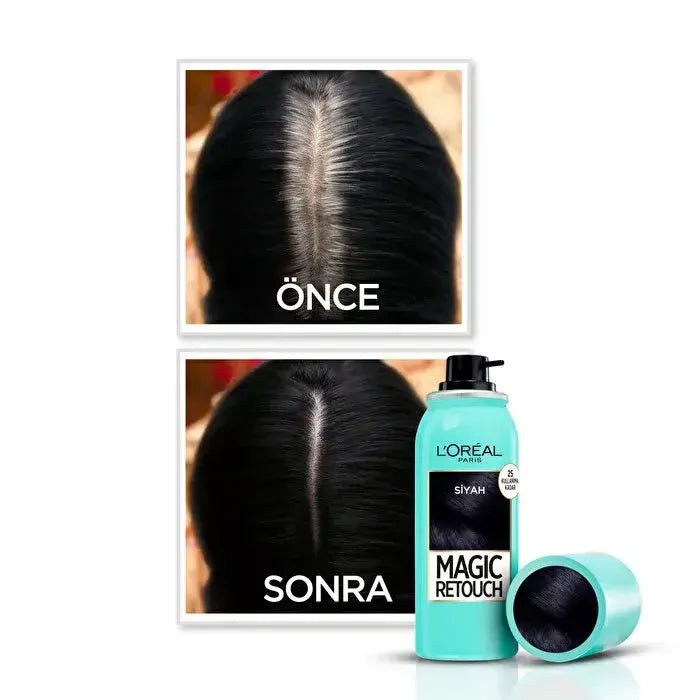 Instant Root Touch Up Spray - Black, 75ml - TryAladdin